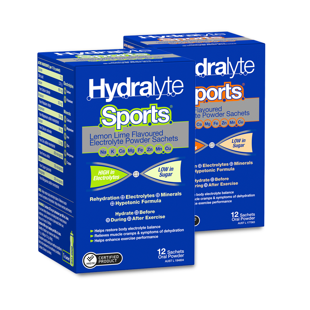Hydralyte Sports Electrolyte Powder - 12 Sachets