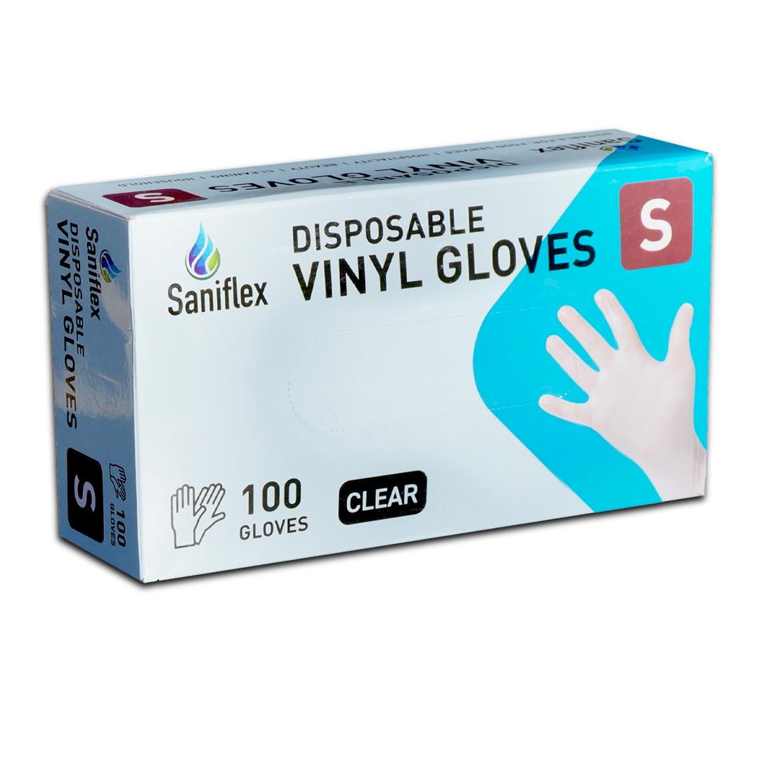 Saniflex Vinyl Gloves - Powder Free