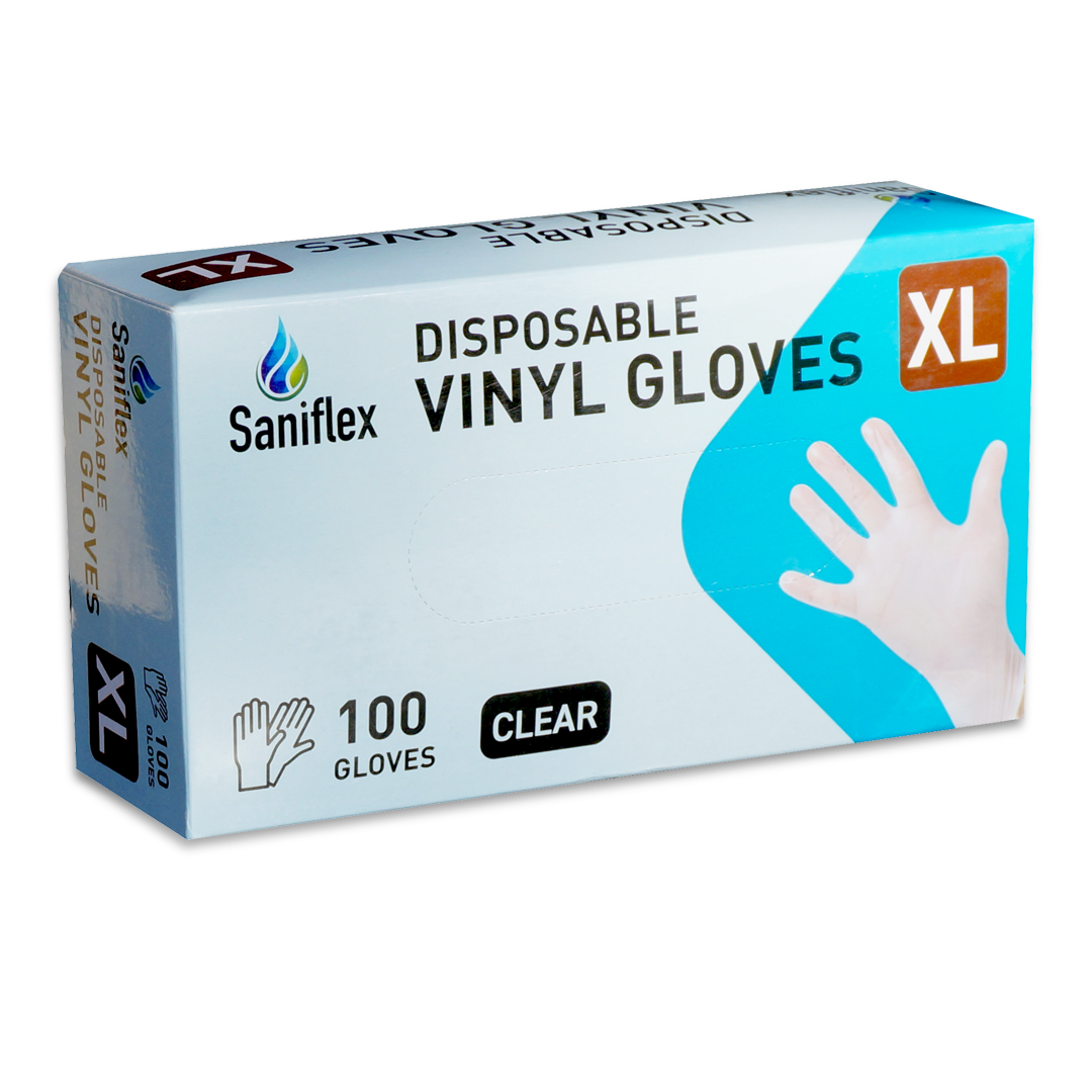 Saniflex Vinyl Gloves - Powder Free